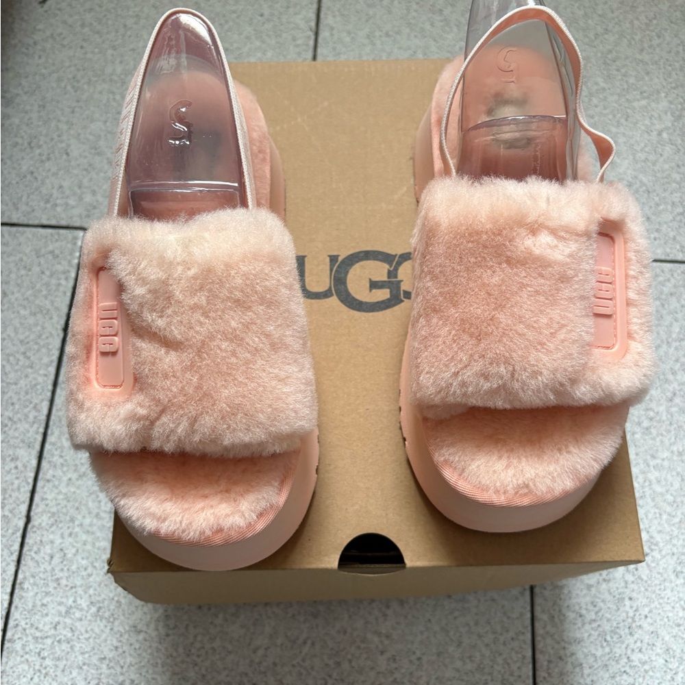 UGG Pink Disco Slides - Picture 2 of 7